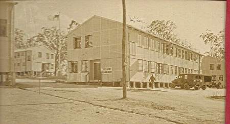 Canteen building at Wacol Army Camp, Wacol, near Ipswich, 1955